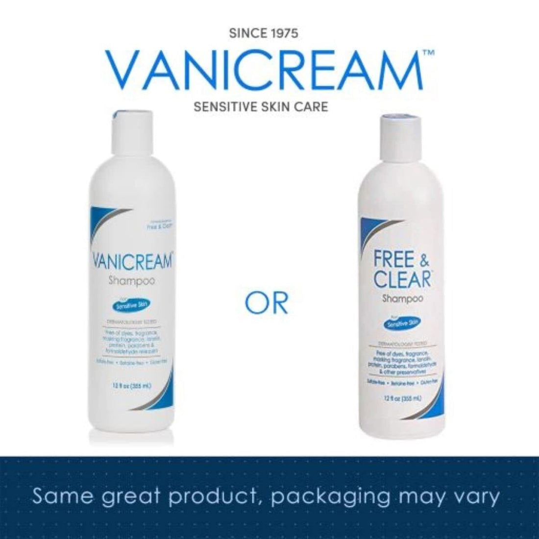 Free&Clear Shampoo, 12 Oz