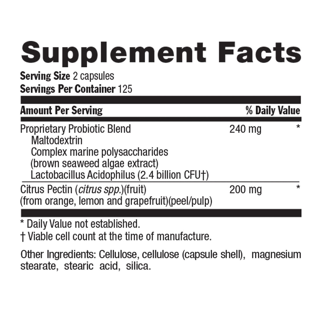 Country Life Acidophilus Probiotic Supplement for Women & Men - Free from Common Allergens - 2.4 Billion CFUs to Support Digestive Health - Dairy-Free, Non-GMO, 250 Vegan Capsules
