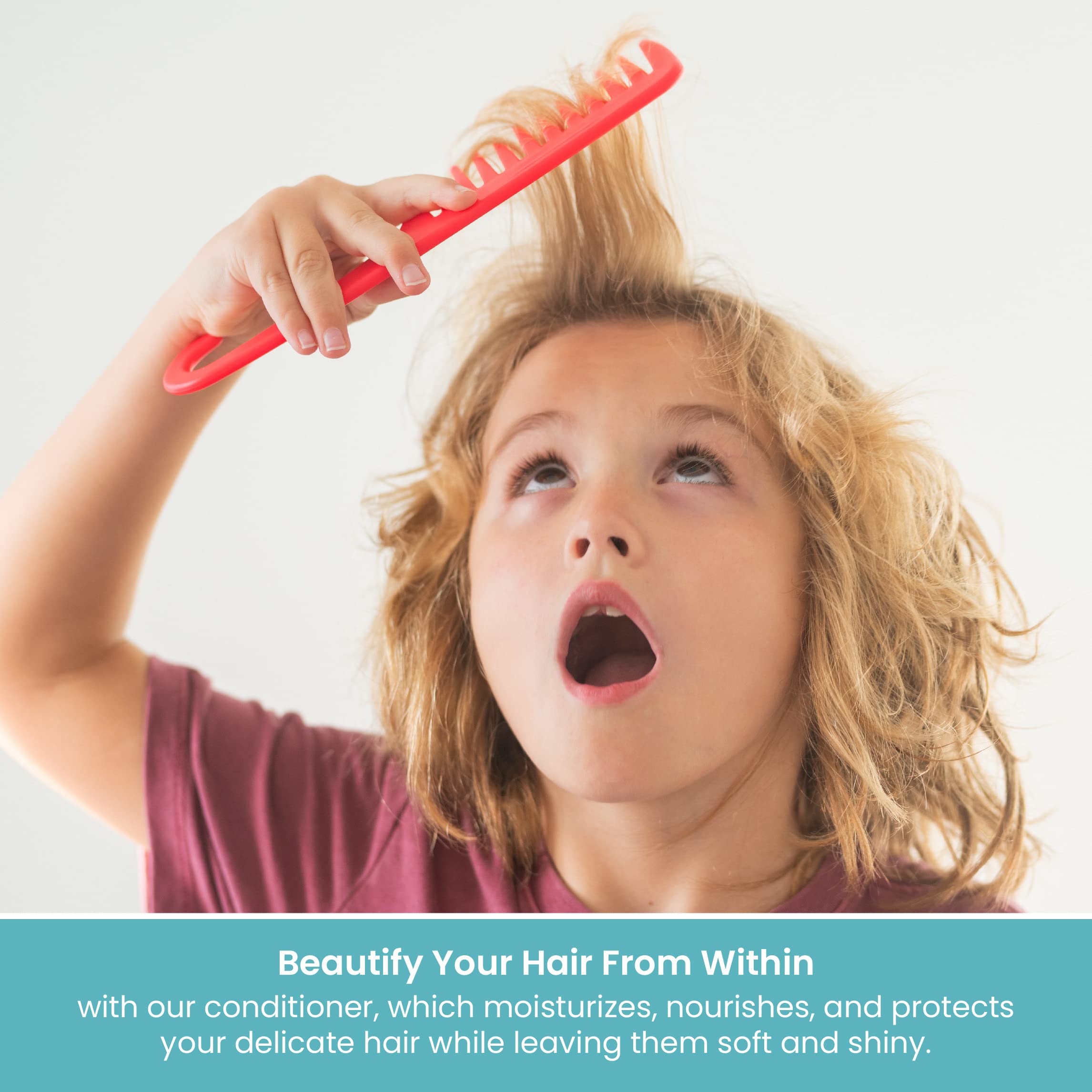 Little Twig Hair Conditioner, Natural Conditioner with Plant Derived Formula, Contains Essential Oils and Extracts, Suitable for Whole Family, Fragrance-Free, 17 fl oz.