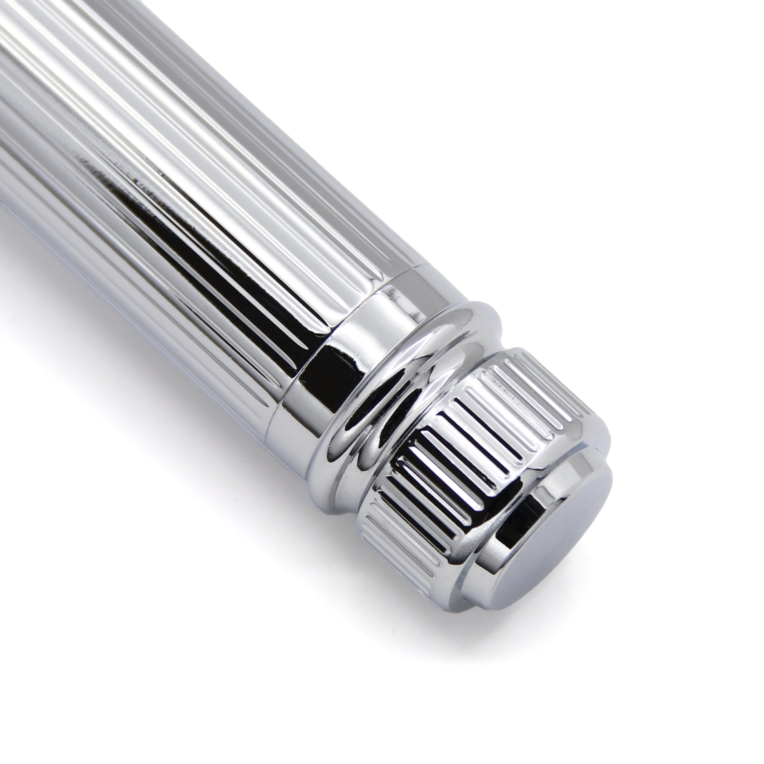 Edwin Jagger Double Edge Safety Razor with Lined Chrome Plated Handle