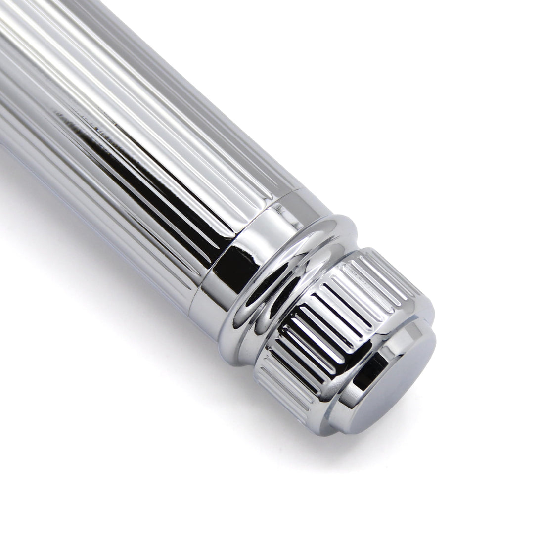 Edwin Jagger Double Edge Safety Razor with Lined Chrome Plated Handle