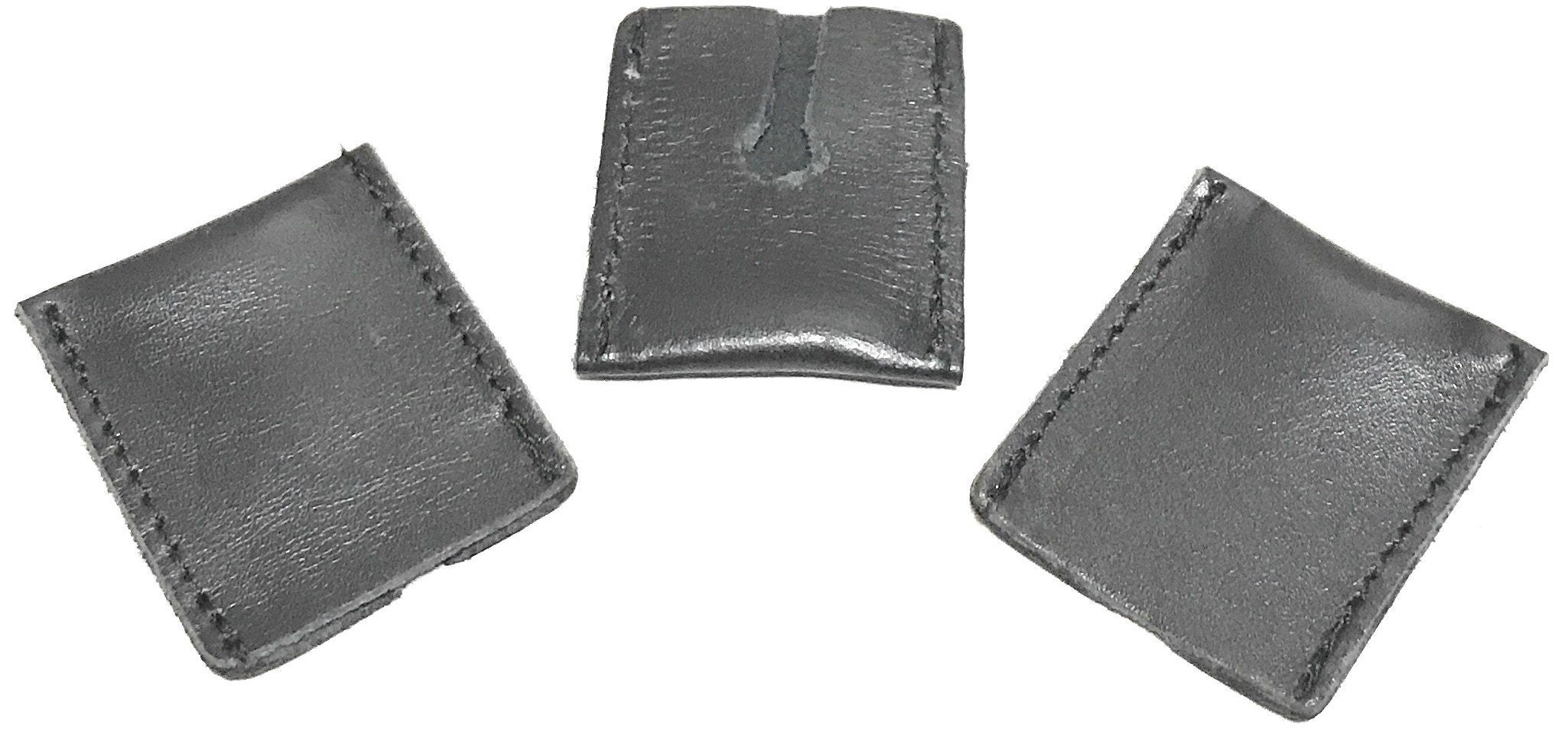 GBS 3 pack -Durable and Double Edge Leather Razor Head Sleeve - Protective Case - Fits All Safety Razor Heads. Great use for travel, and taking your razor on-the-go!