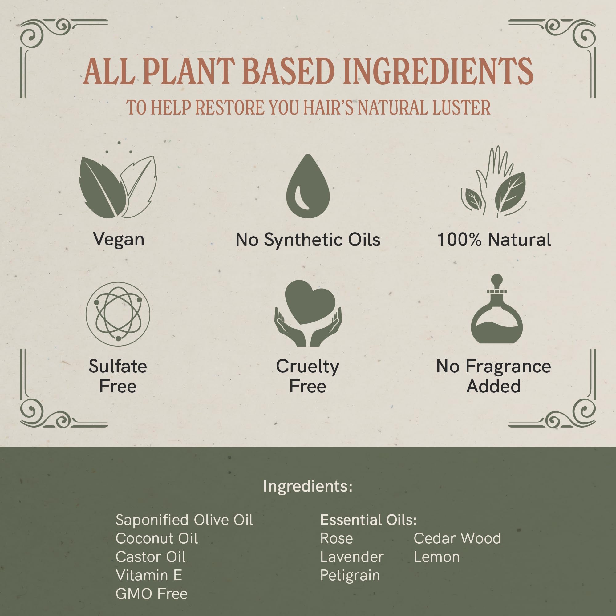 J.R. Liggett Bar Shampoo, Herbal Formula, 3.5 oz.