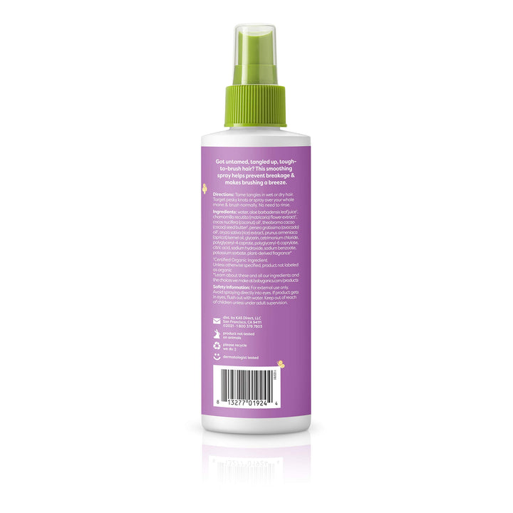 Babyganics Kids Detangler, Berry Berry, 2 pack
