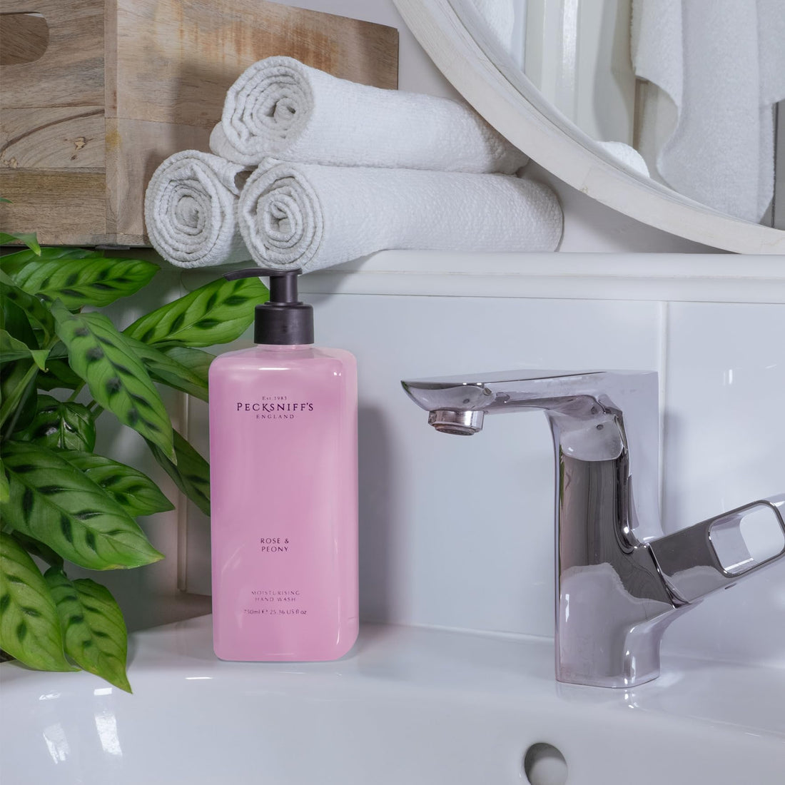 Rose & Peony : Pecksniff's Moisturizing Hand Wash 25.3 oz (Rose & Peony)