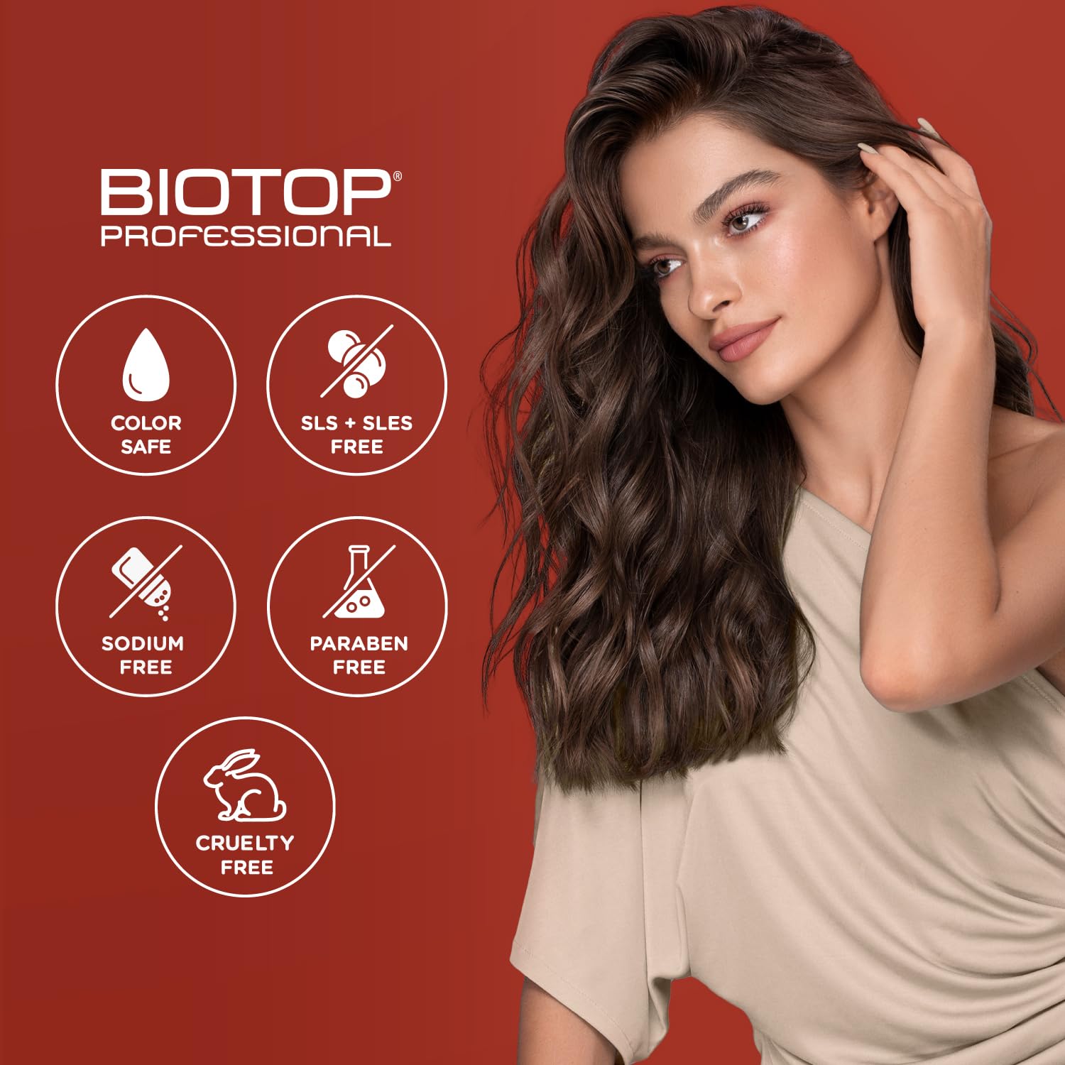 Biotop Professional 02 Eco Dandruff Shampoo - Dry Scalp Treatment & Hydrating Shampoo with Pro Vitamin B5, Zinc Pyrithione & Chamomile - Reduces Irritation and Prevents Future Dandruff (8.45oz)