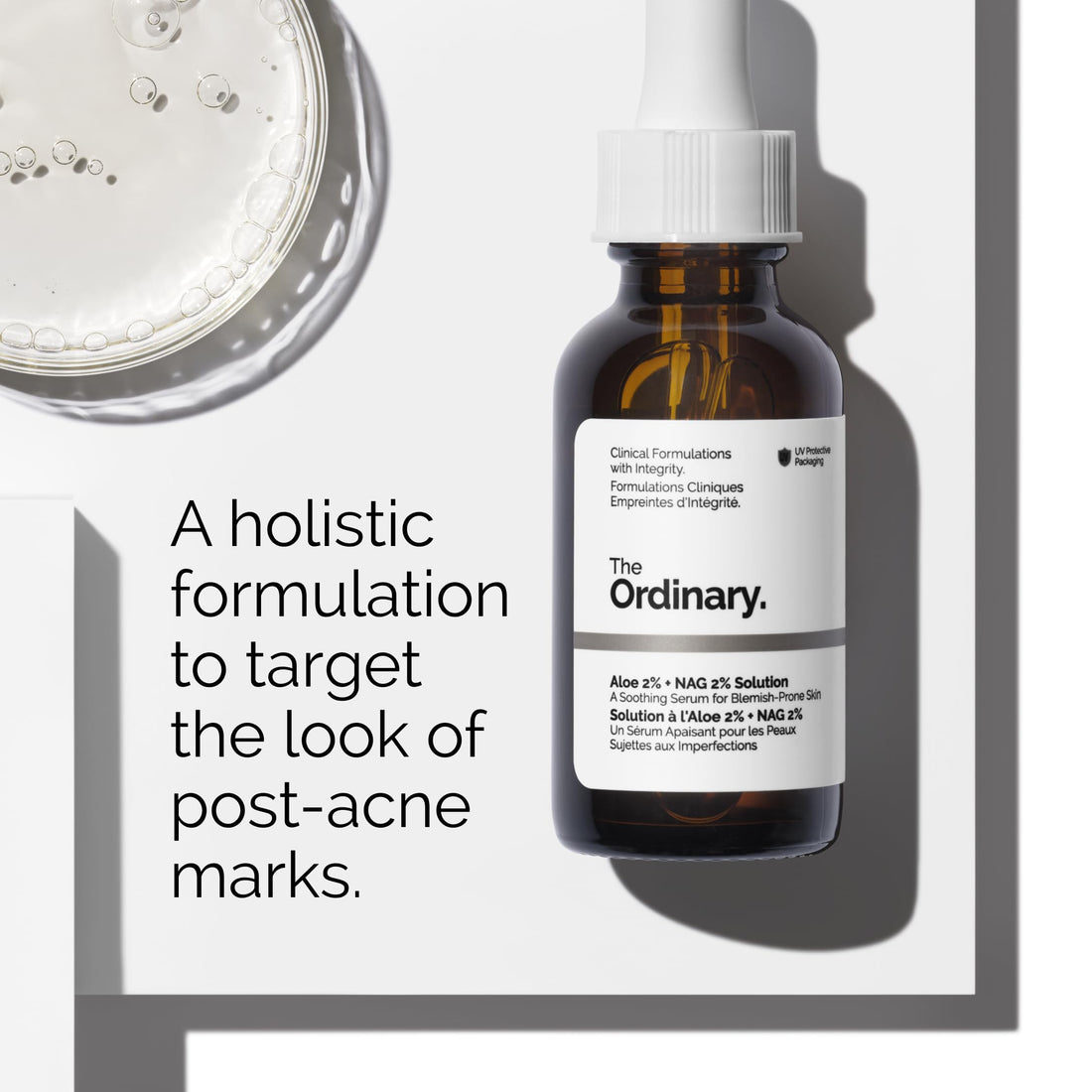 The Ordinary Aloe 2% + NAG 2% Solution, Soothes Skin and Targets Post-Acne Marks, 1 Fl Oz