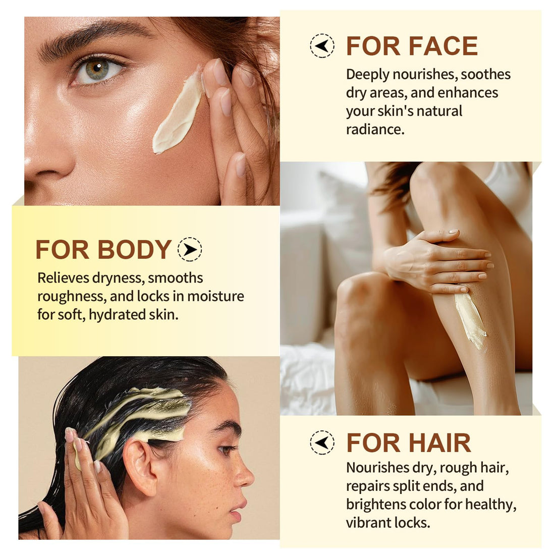 XIAMOFUZHOU 100% Pure & Nature Organic Shea Butter - 4.2 oz Moisturiser Deep Hydration Nourishment Nourishing Vitamins Non-greasy Raw Organic Shea Butter For All Skin Types Body & Hair Type