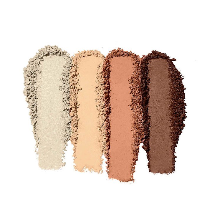 e.l.f. CosmeticsContour Palette, 4 Powder Shades Bronzer & Shader, LightorMedium, 0.56 Ounce