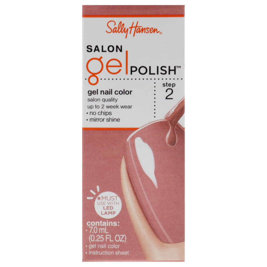 Sally Hansen Salon Pro Gel, Pink Pong, 0.25 Fluid Ounce