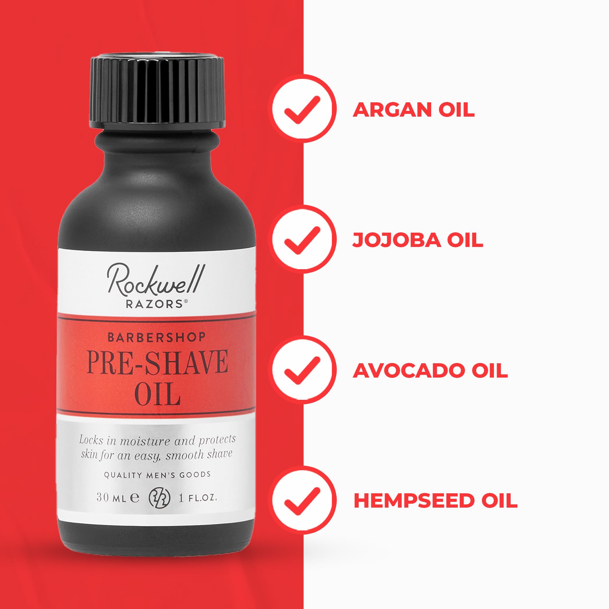 Rockwell Pre-Shave Oil - Barbershop Scent