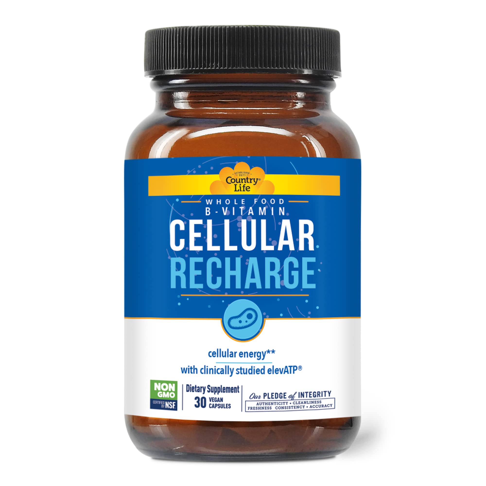 COUNTRY LIFE B Vitamin Cellular Recharge, 30 CT