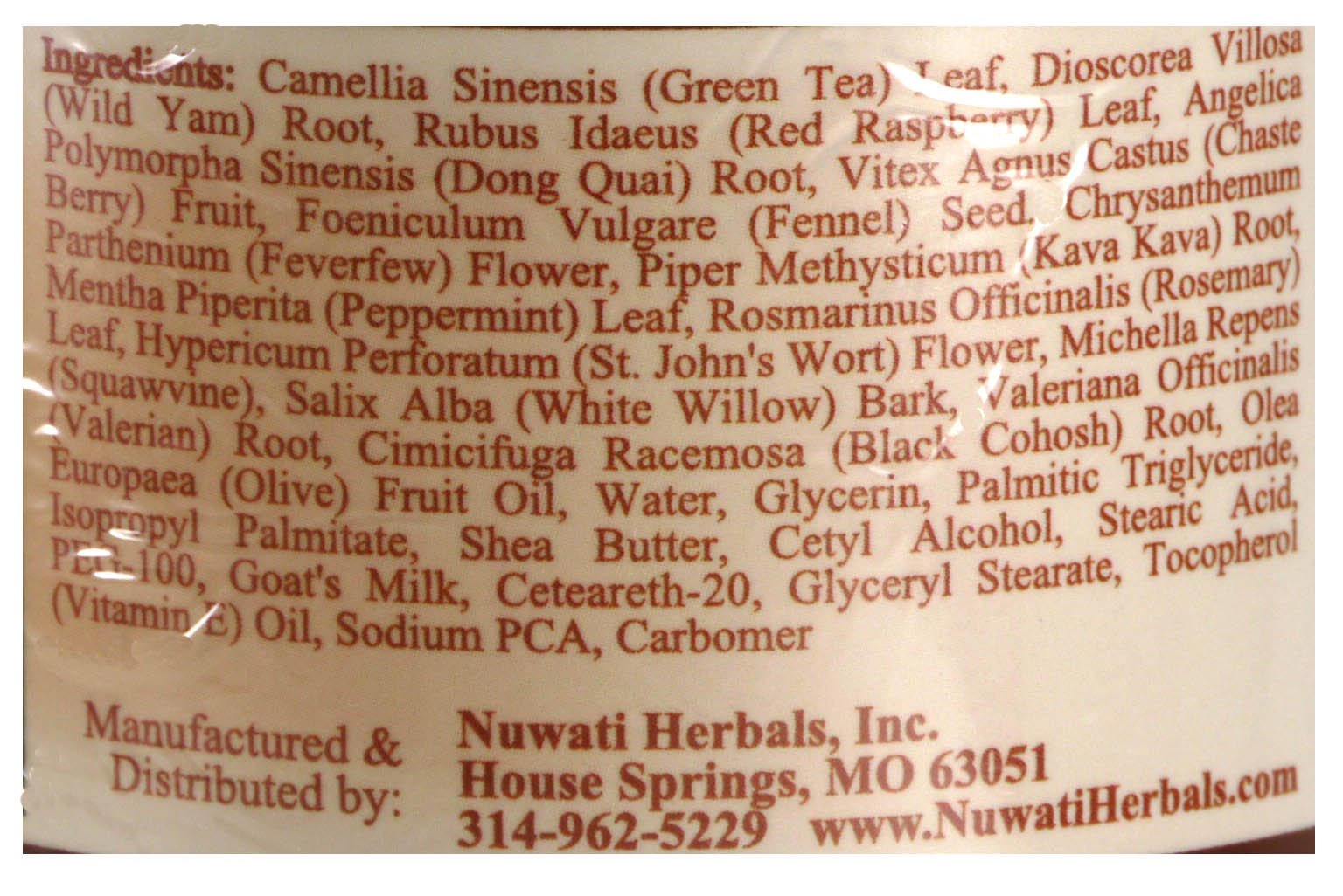 Nuwati Herbals - Time of the Moon - Moisturizing Body.