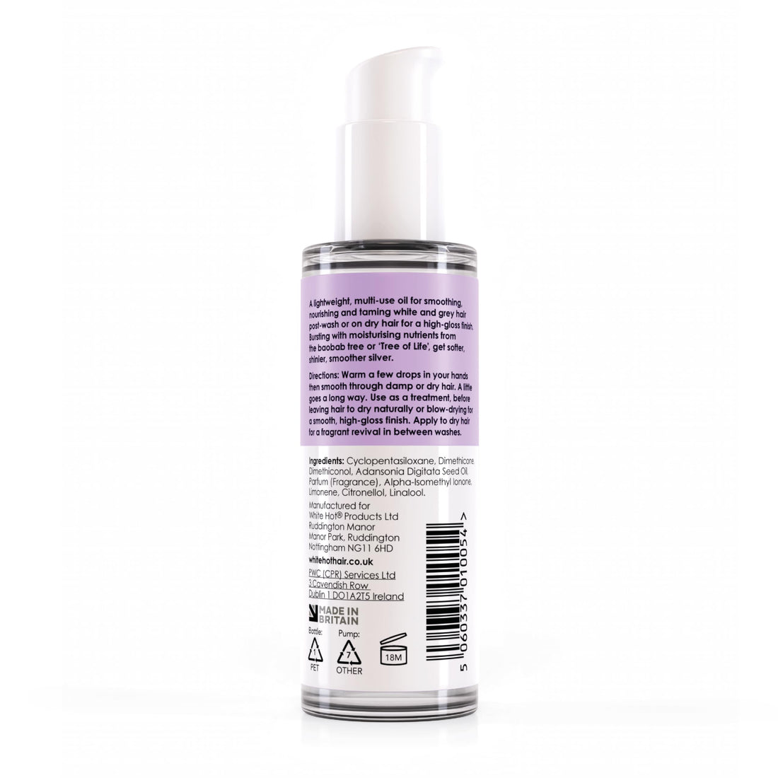 Styling by White Hot Hair Life Shine Oil 50ml