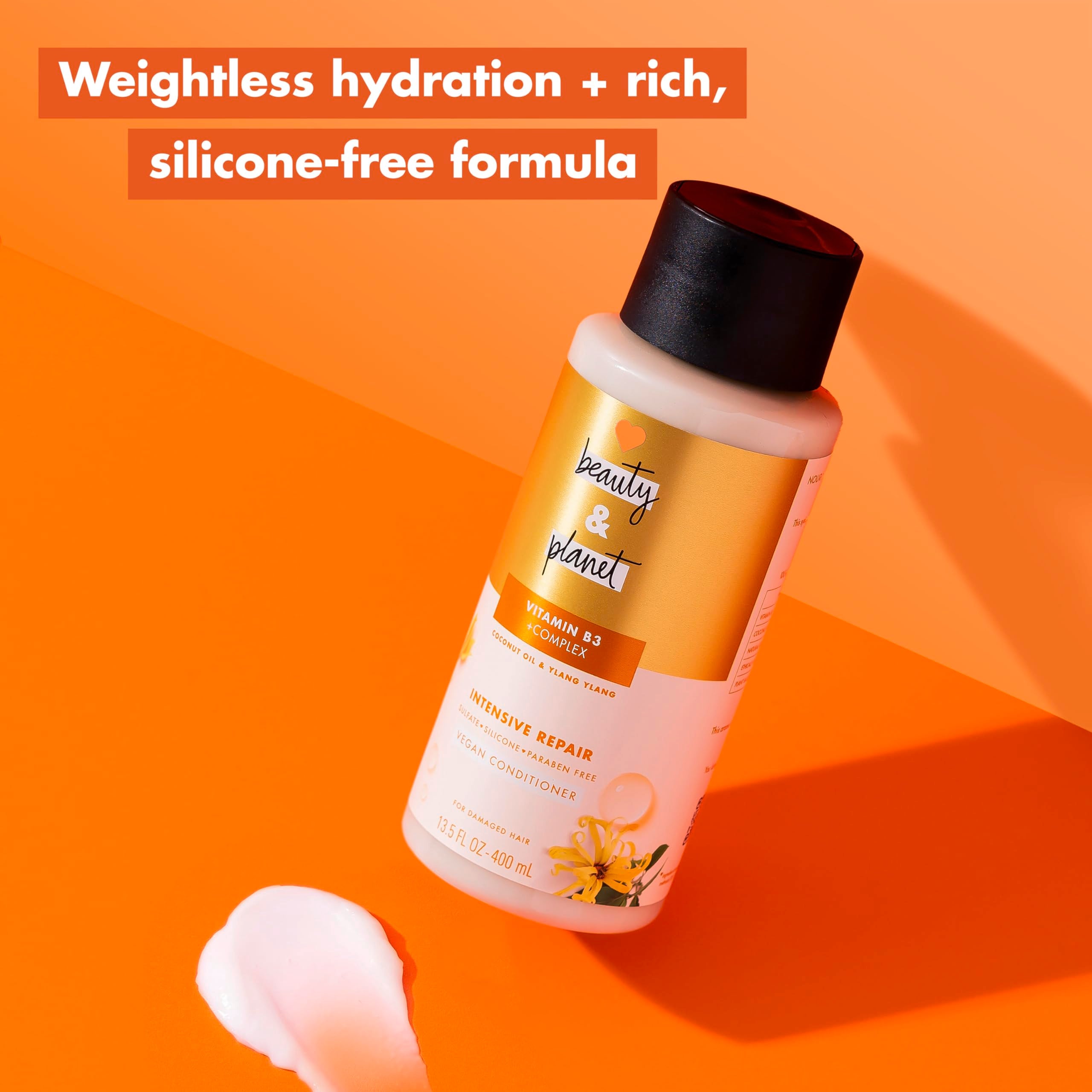 Love Beauty And Planet Love Beauty and Planet Coconut Oil and Ylang Ylang Conditioner for Unisex, 13.5 Ounce