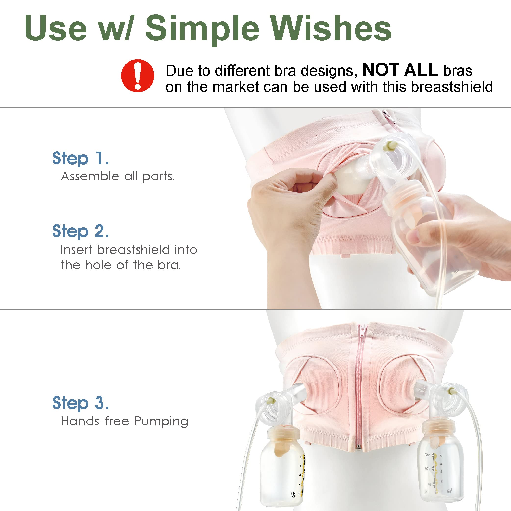 Maymom Breast Pump Kit Compatible with Medela Pump in Style Pumps; 2X Breastshields, 4 Valves, 6 Membranes, & 2 Pump-in-Style Tubing; (17 mm)
