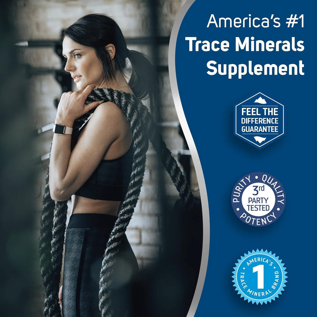 Trace Minerals Ionic Zinc - Immune System Support Supplement - Essential Mineral Supplement with Magnesium, Copper & Chloride - Healthy Skin & Growth Support - 2 fl oz (About 144 Servings)