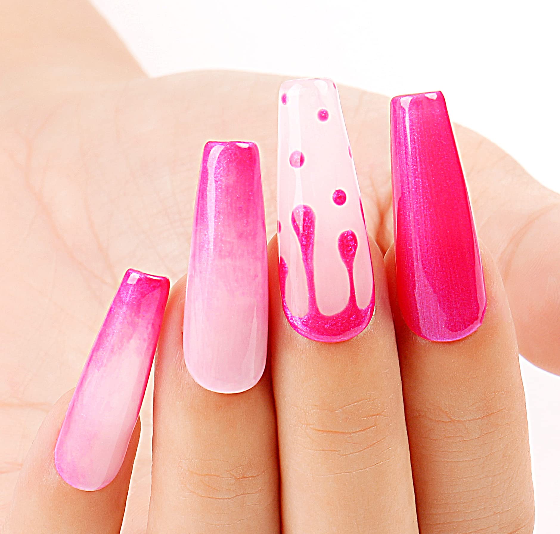 AIMEILI Shellac Soak Off UV LED Gel Nail Polish - Tutti Fruiti (002) 10 ml