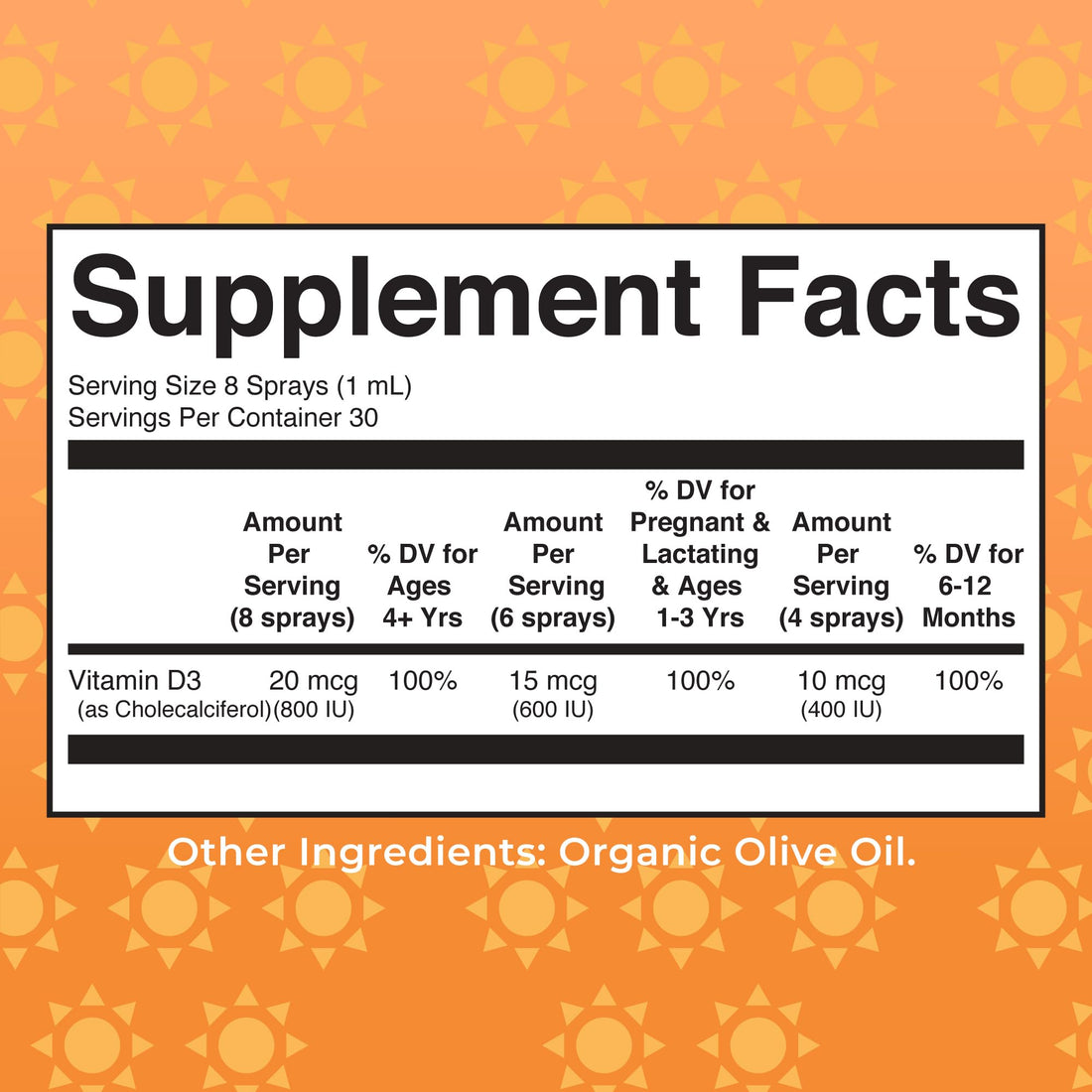 MaryRuth Organics Vitamin D USDA Organic | Vitamin D3 Liquid | Sugar Free | Liquid Vitamin D Spray Immune Support for Adults & Kids | Bone Health | Vit D3 | Vegan | Gluten Free | Non-GMO | 30 Servings