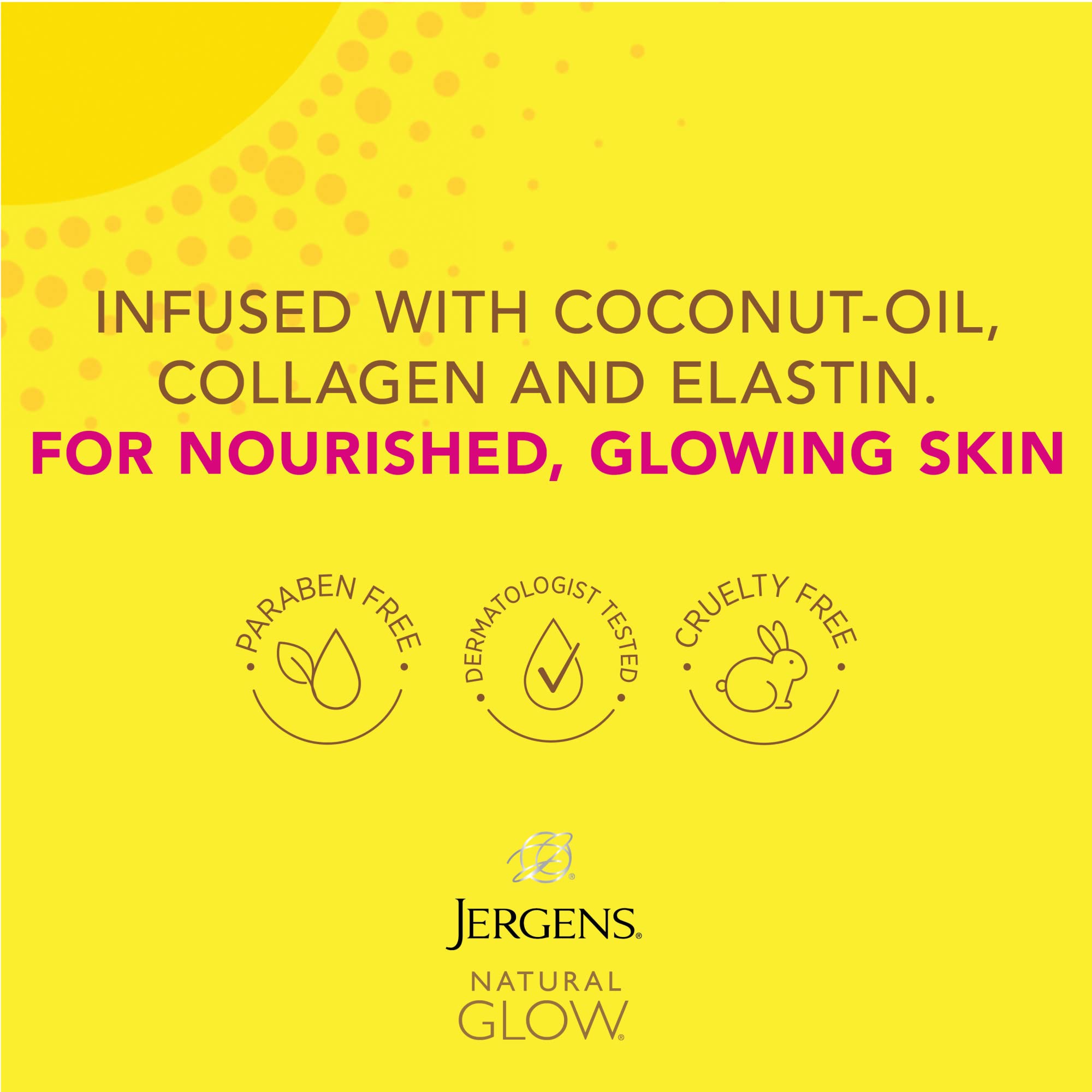 Jergens Natural Glow + Firming Daily Moisturizer Medium to Tan Skin Tones 7.5oz