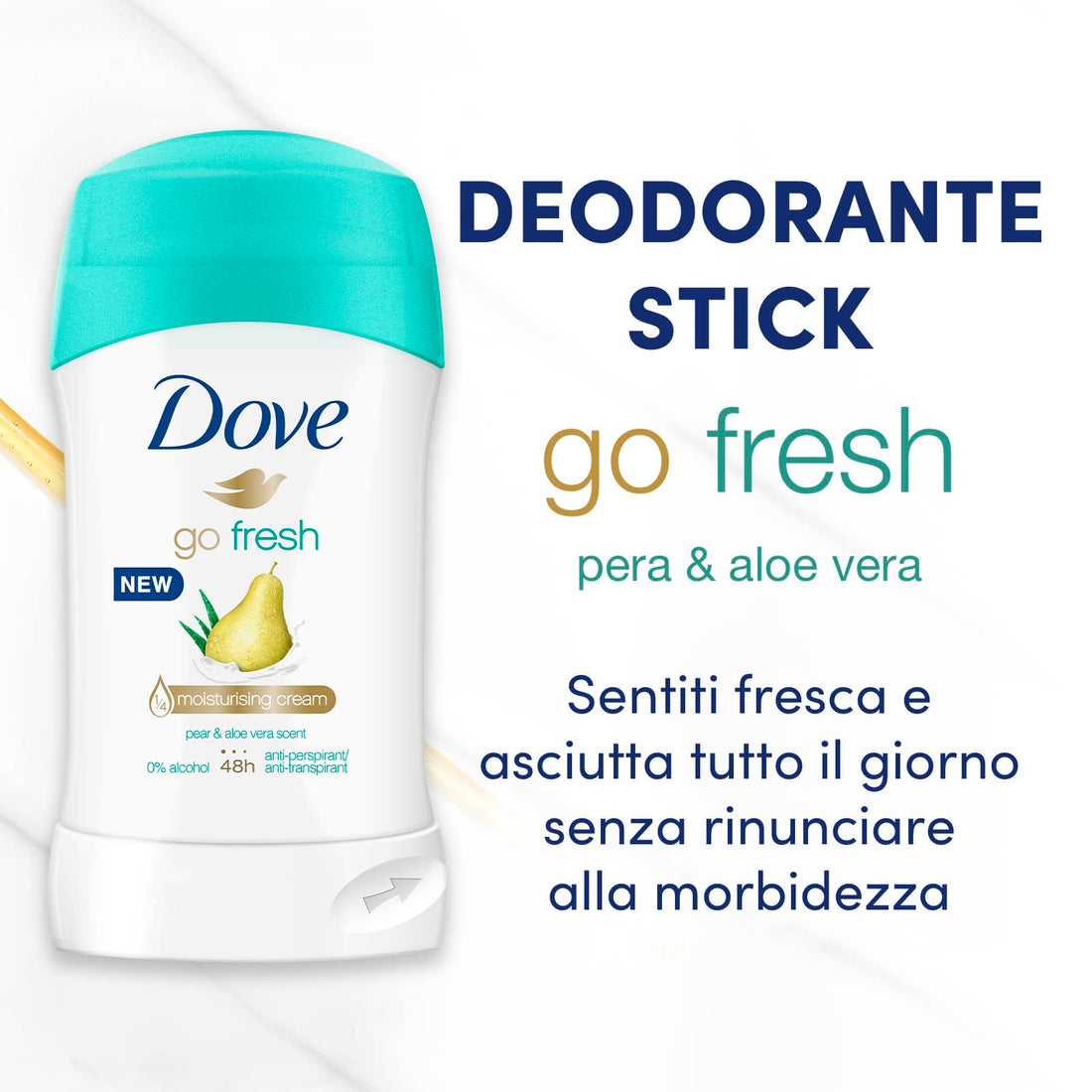 DOVE 40 ml Anti-Per spirant Stick Pear and Aloe Vera