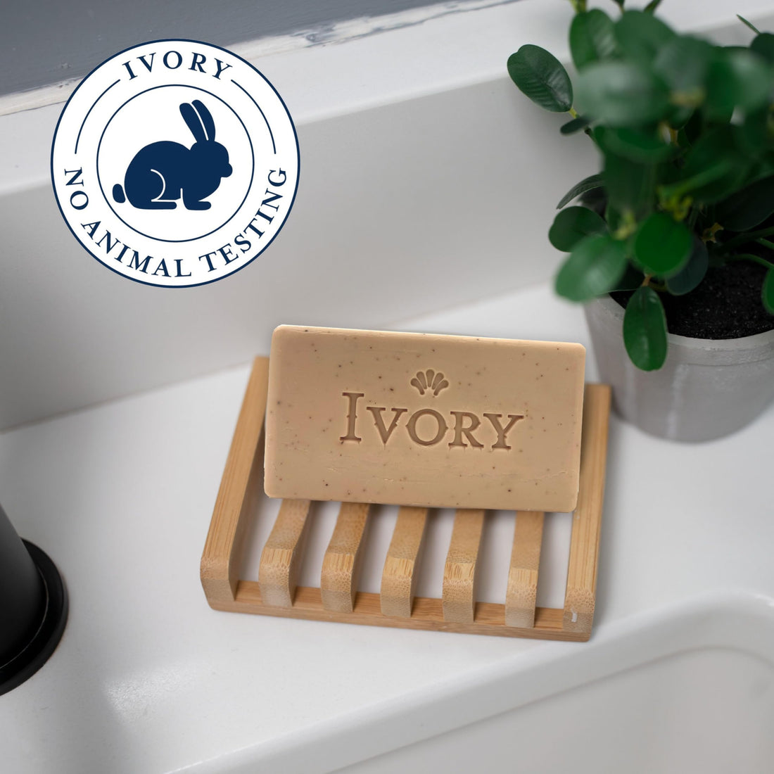 Ivory Exfoliating Bath Bar Soap, Designed for Whole Family with Plant-Based Cleansers, Made Without Heavy Perfumes, Parabens or Phthalates, Warm Vanilla + Oat Milk Scent, 3.17 oz (8 Count)