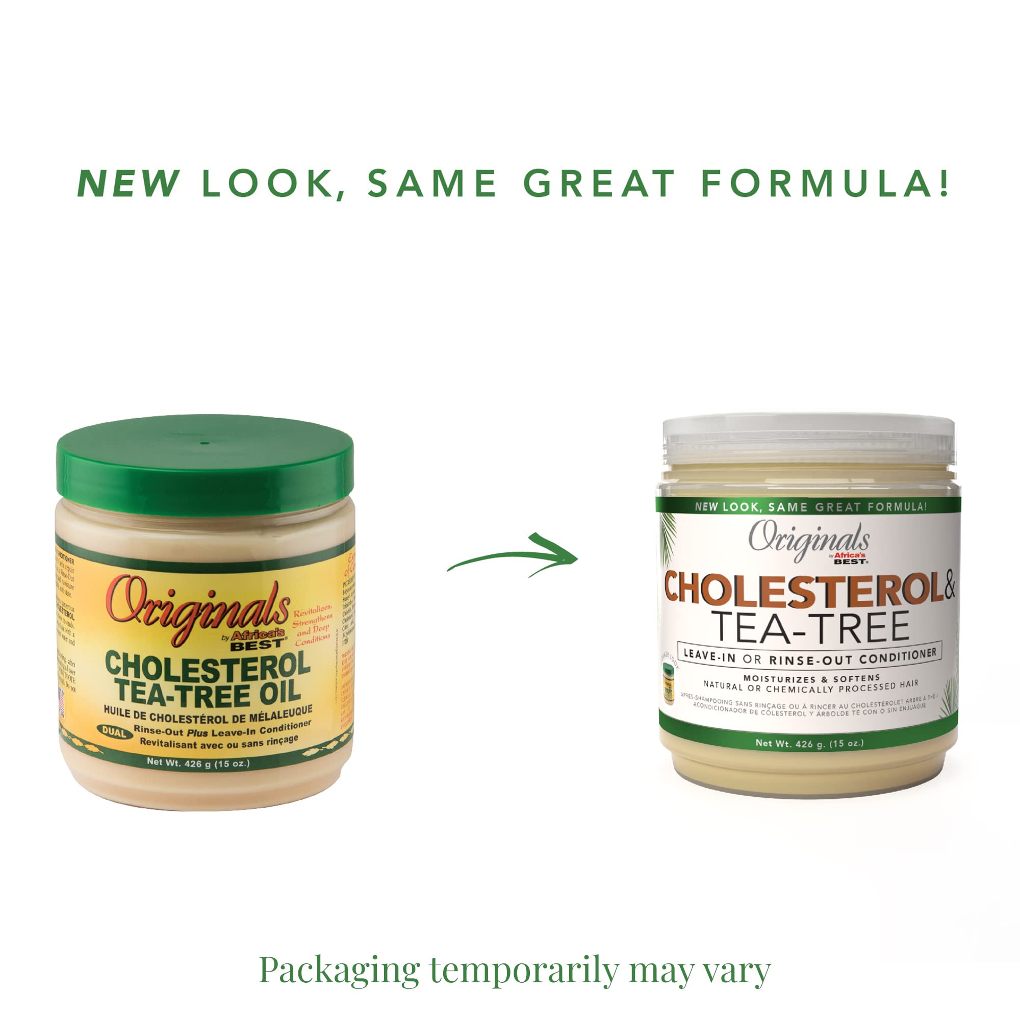 Africa's Best Organic Cholesterol Tea Tree Conditioner, 443ml