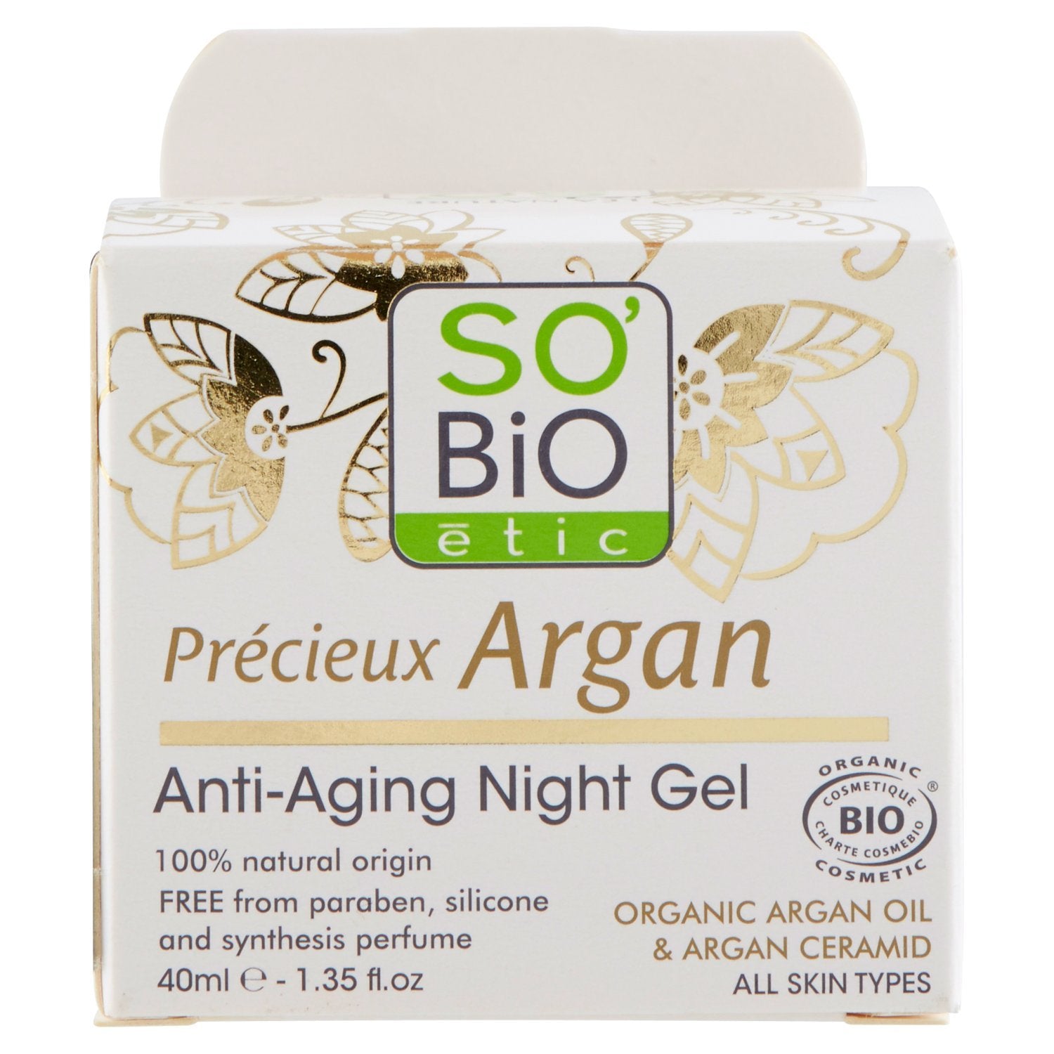 SOBiO etic Argan Anti-Age Night Gel SoBio 40ml