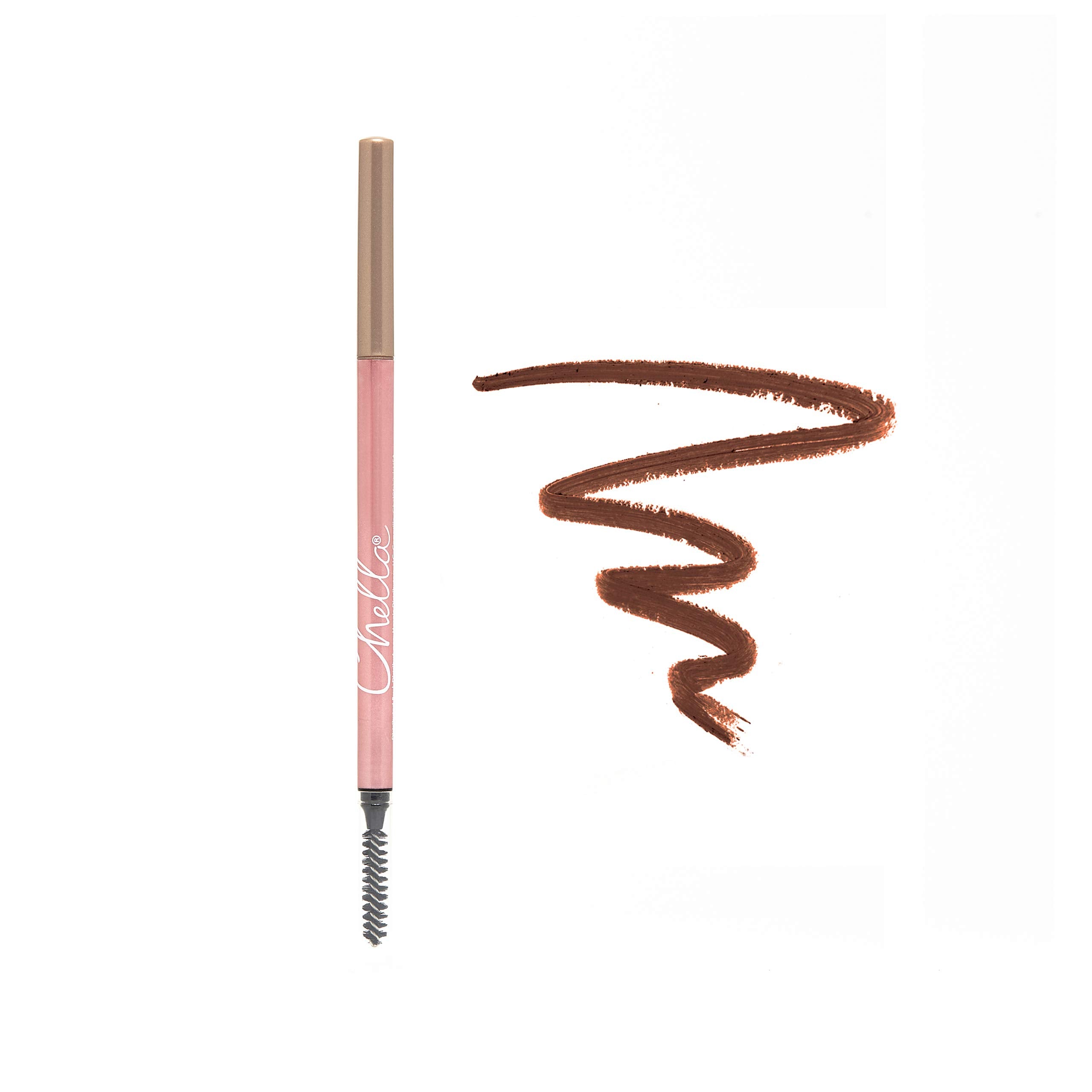 Chella Eyebrow Pencil, Elegant Ebony - Vegan, Gluten Free, Cruelty Free, Paraben Free, - Long Wearing, Smooth Consistency