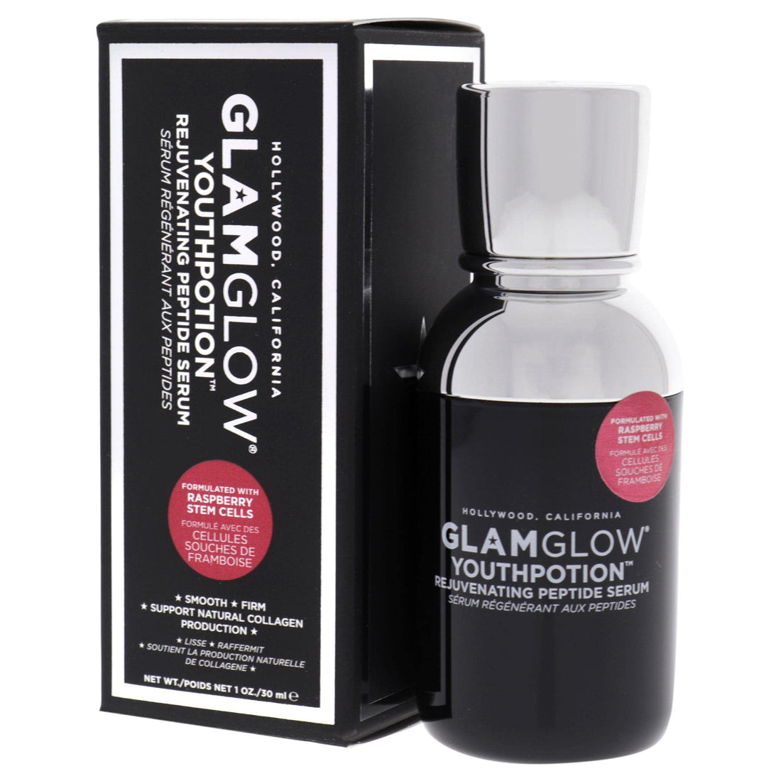 Glam Glow Youthpotion Rejuvenating Peptide Serum 1oz (30ml)