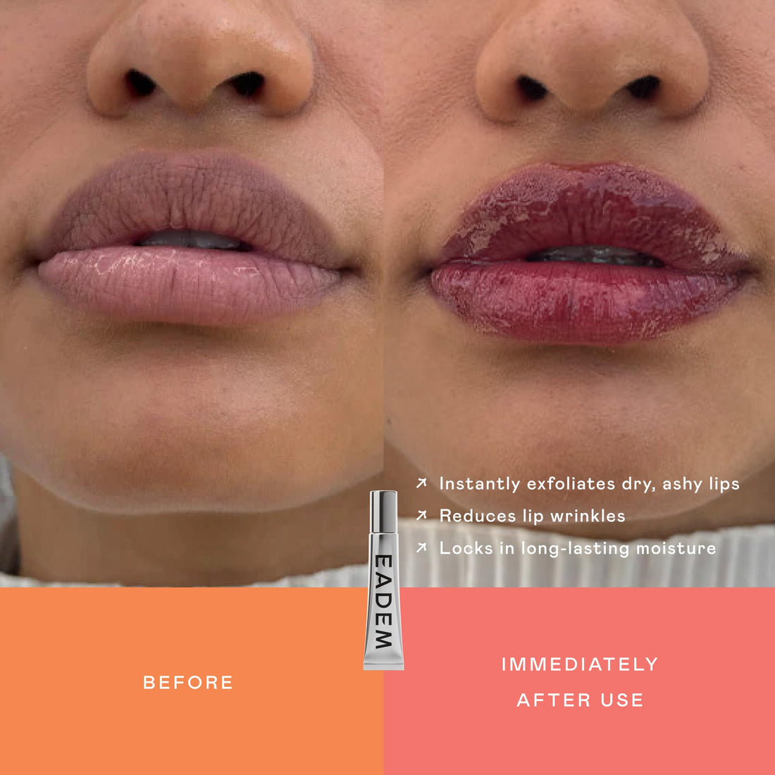 EADEM Le Chouchou Lip Softening Balm, Moisturizing Gloss for Women, Mask, Overnight Hydrating Luxury Balm, 0.5 oz, Boba Bounce