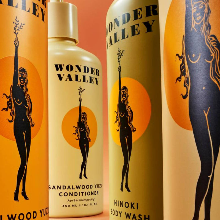 WONDER VALLEY - Sandalwood Yuzu Conditioner | Vegan, Cruelty-Free, Sulfate-Free | Softens, Detangles, and Restores Moisture (10.1 fl oz | 300 ml)