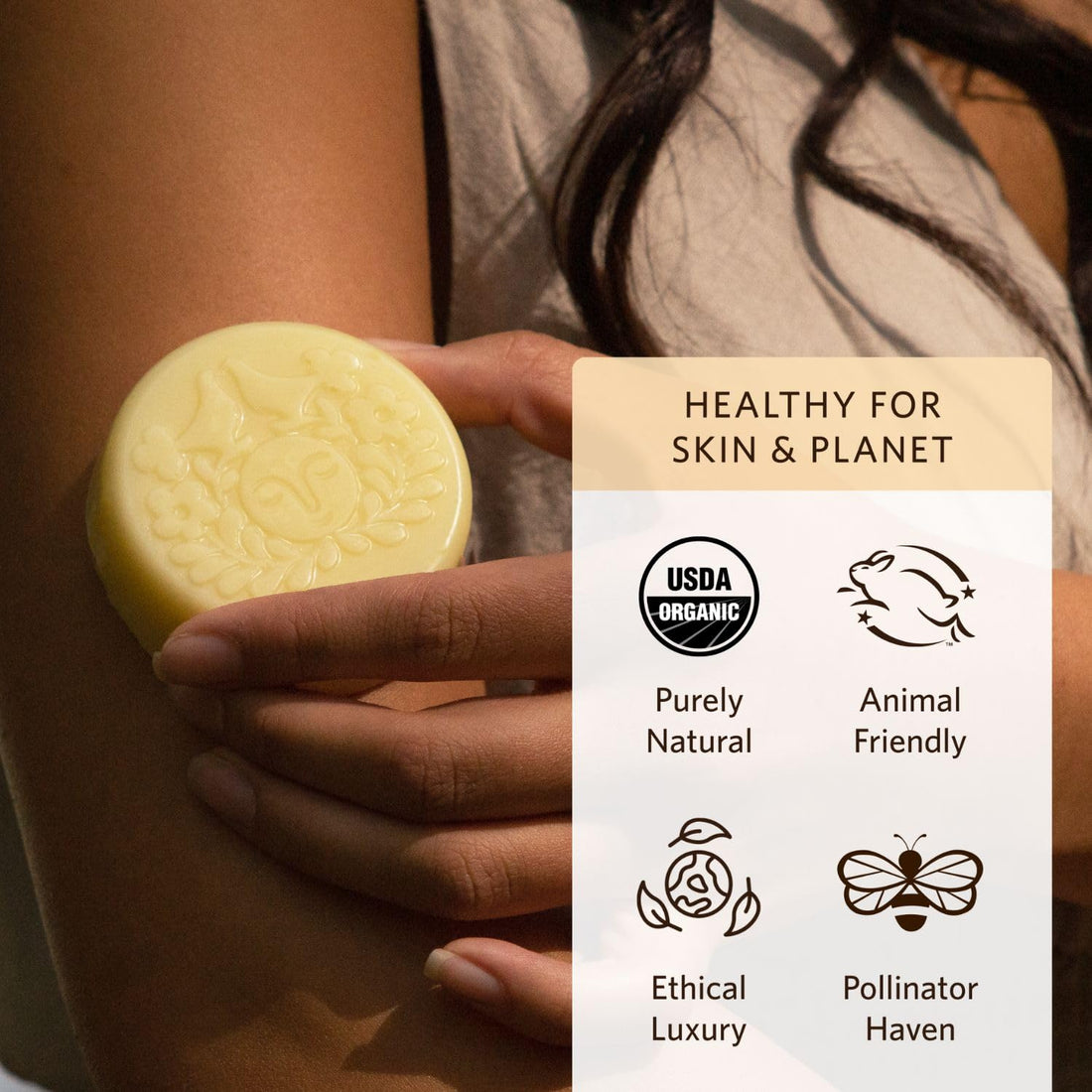 Moon Melt Lotion Bar-Coconut Lemon by Moon Valley Organics