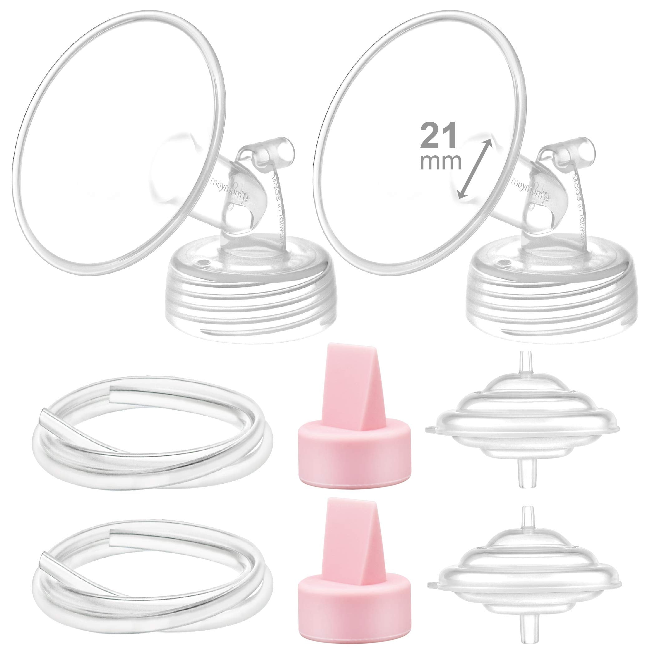 Maymom Pump Part Compatible with Spectra S2 Spectra S1 9 Plus Replacement Pump Part Not Origianl Spectra S1 Accessories 21mm Spectra Flange Spectra Duckbill Valve Pink