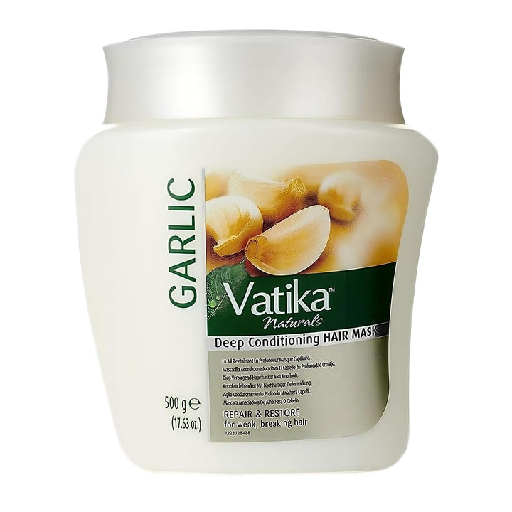 Dabur Vatika Naturals Garlic Hair Mask Conditioning Cream, 500 Gram