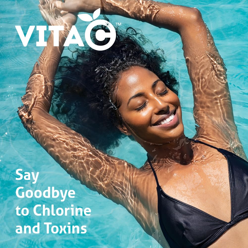 Vita C Swimmers Post-Swim Spray, Chlorine Eliminator to Condition & Detangle your Hair, Patented Vitamin C Enriched Antioxidant Formula - 8 Fl Oz
