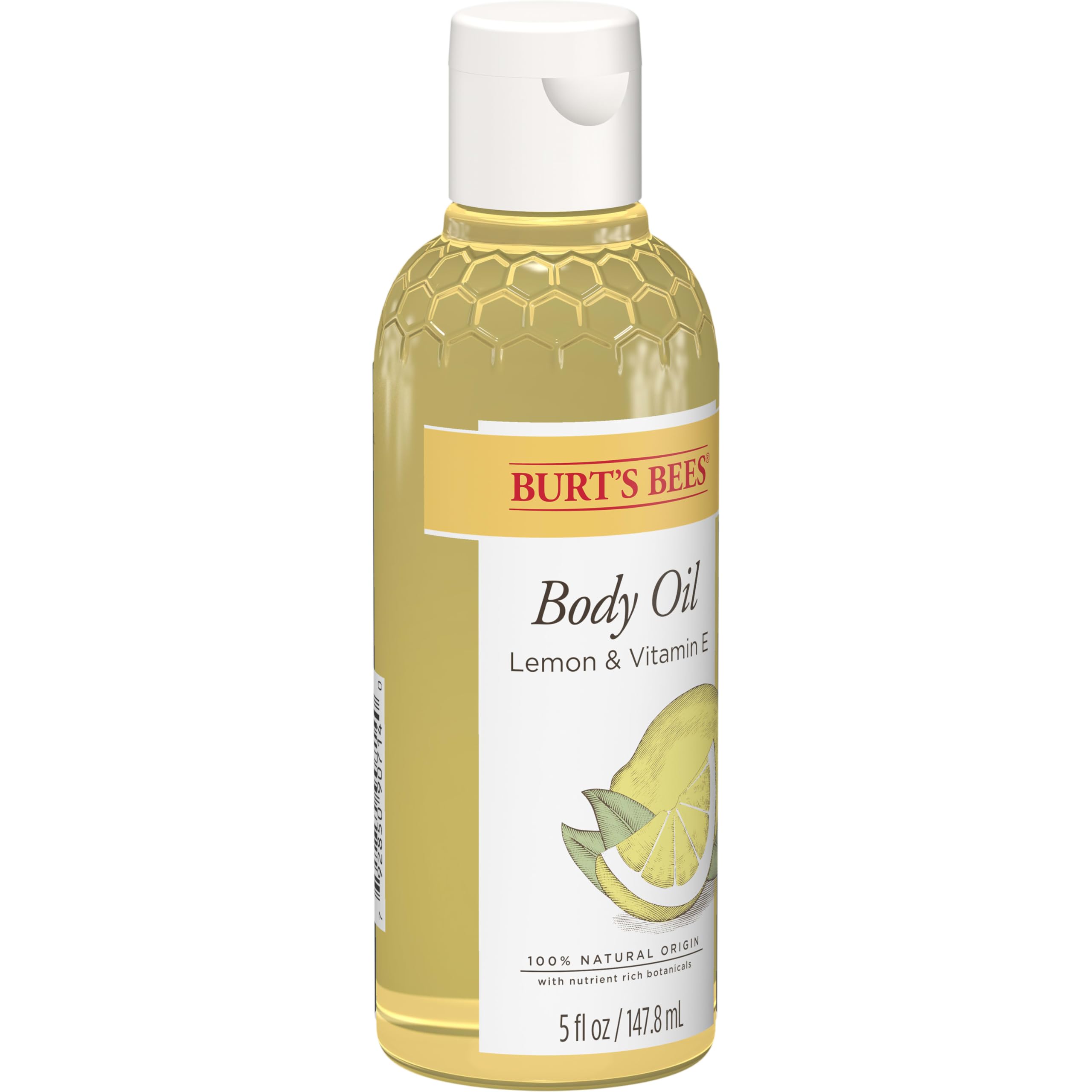 Burt's Bees Skin Care, Body Oil With Lemon and Vitamin E, 100% Natural, 5 Ounce (Packaging May Vary)