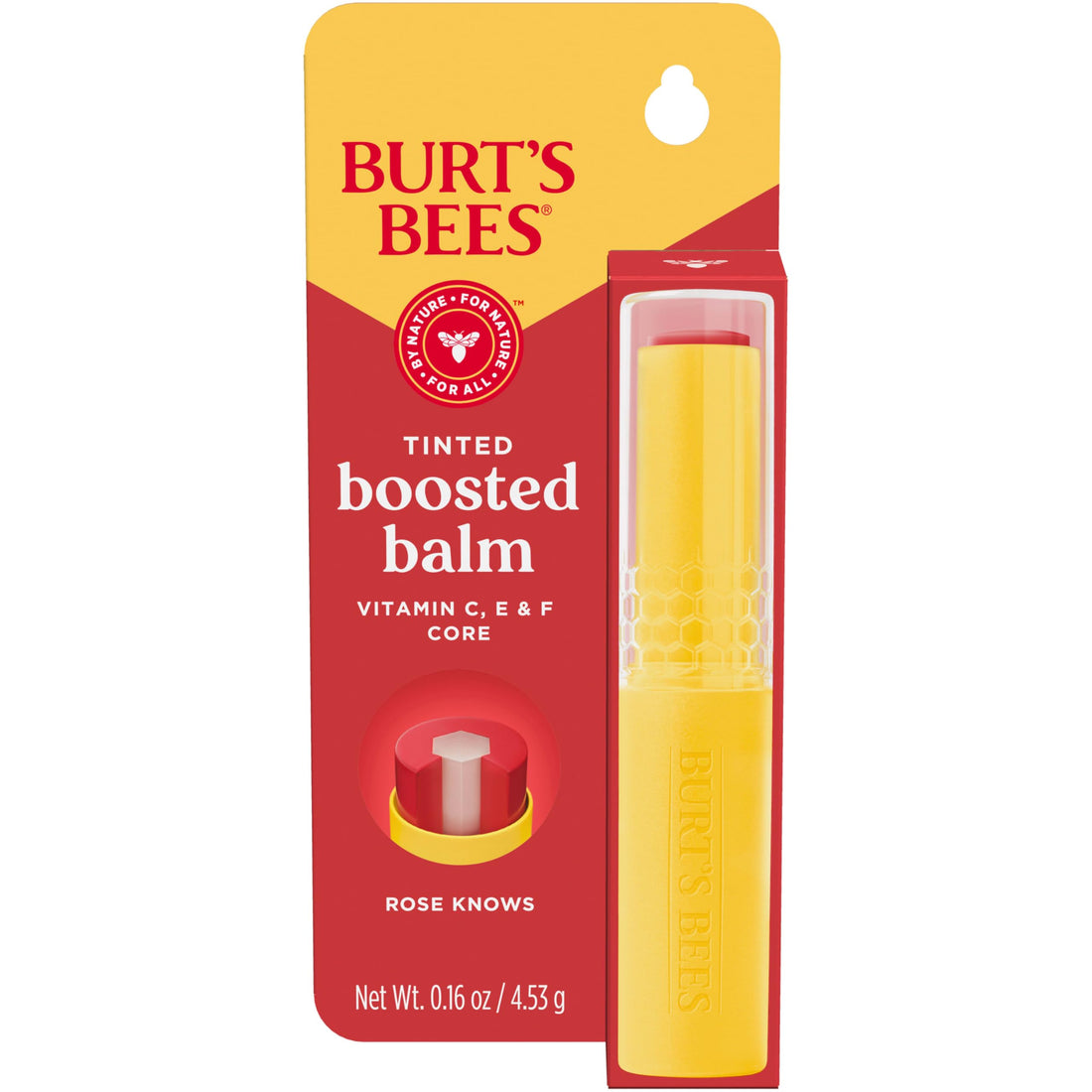 Burt's Bees Boosted Balm Rose Knows 0.16oz