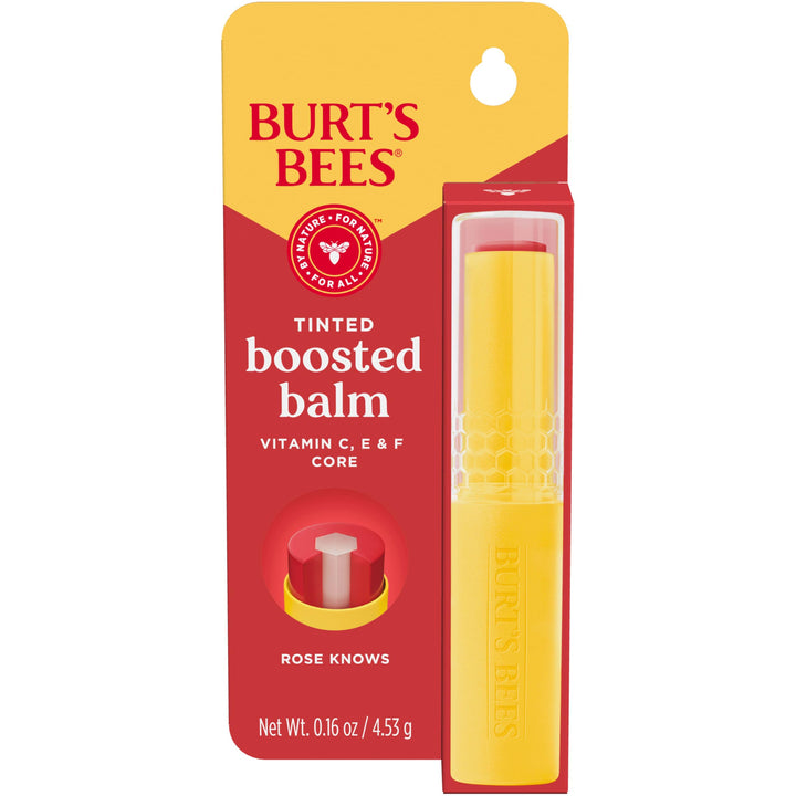 Burt's Bees Boosted Balm Rose Knows 0.16oz