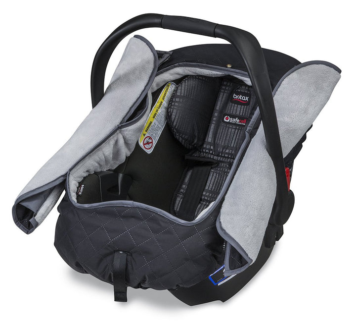 Britax B-Warm Insulated Infant Car Seat Cover, Machine Washable, Polar Mist