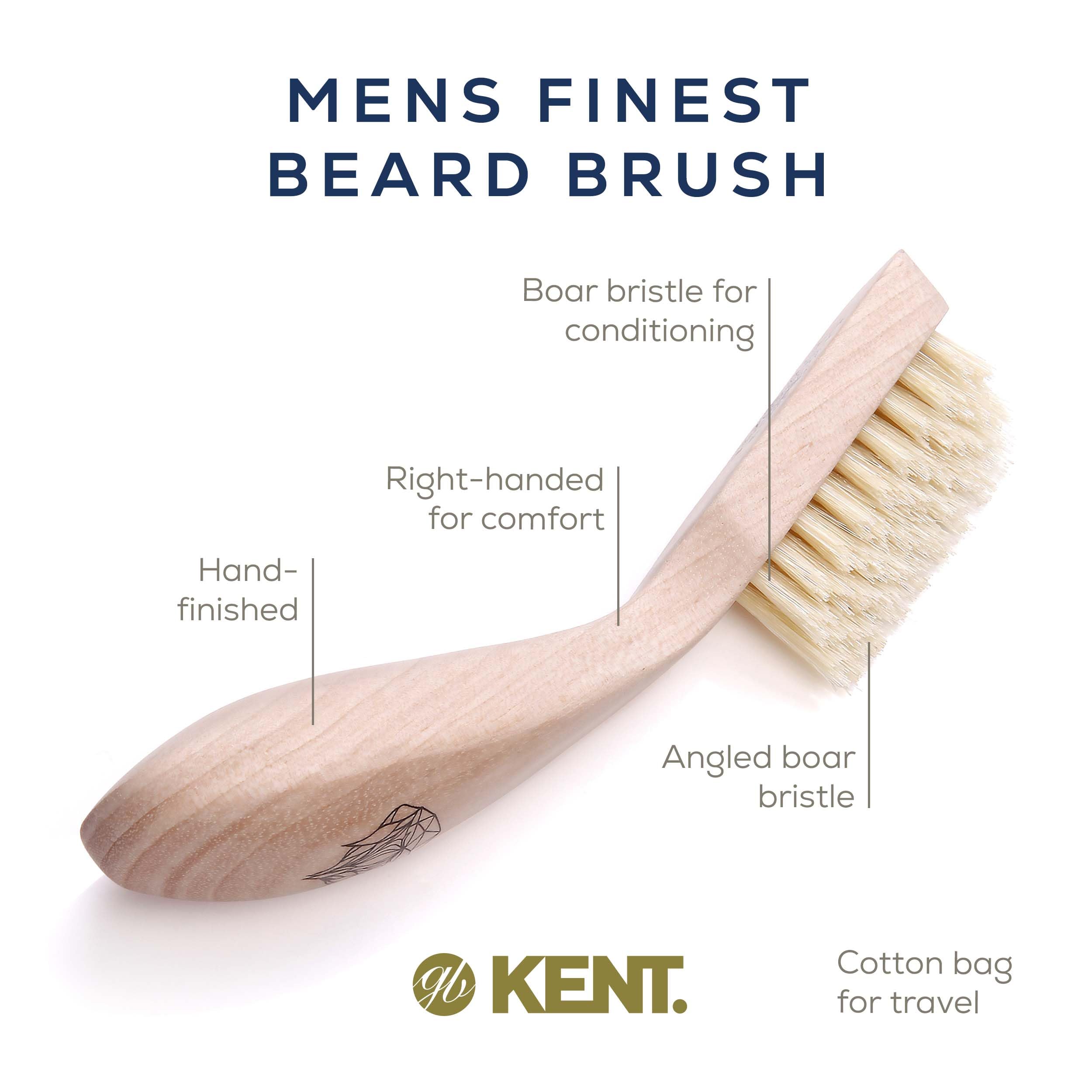 Kent Beard Brush-Limited Edition For Mens who Grow Legacy.
