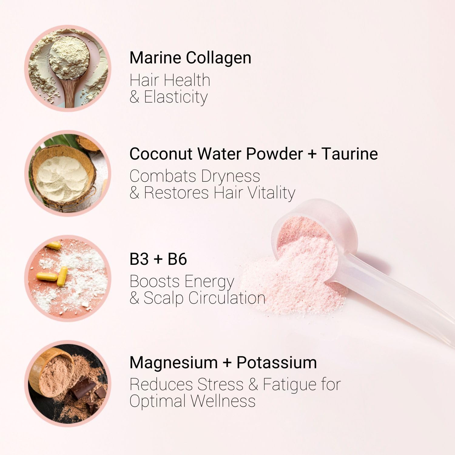 NU Standard® DRINK N GO Hair & Scalp Hydrator | Electrolytes | Marine Collagen | Magnesium | BioPerine® | Combat Dry Hair & Scalp | Non-GMO (20 Servings)