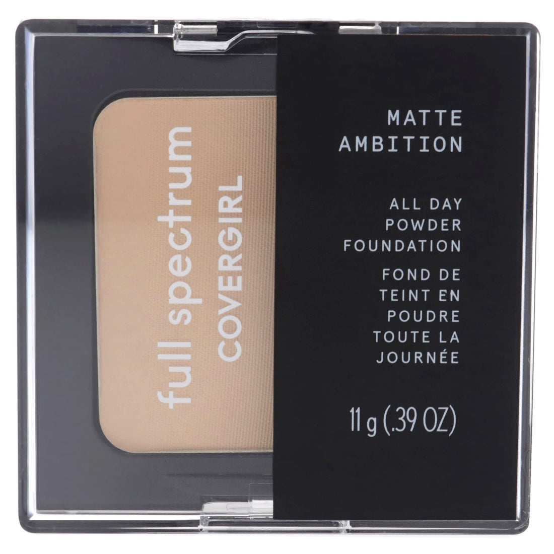 COVERGIRL Matte Ambition, All Day Powder Foundation, Light Neutral, 0.38 Ounce