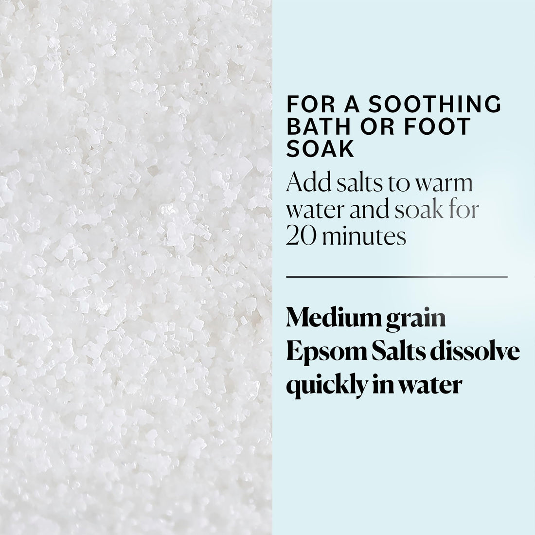 Sky Organics - Epsom Salt Bath Soak, 5 lbs - Magnesium Sulfate USP - 100% Pure, Medium Grain - Unscented - Soaking Bath Salts - Resealable Bag - Natural, Vegan & Cruelty Free - Self Care - Bath & Feet