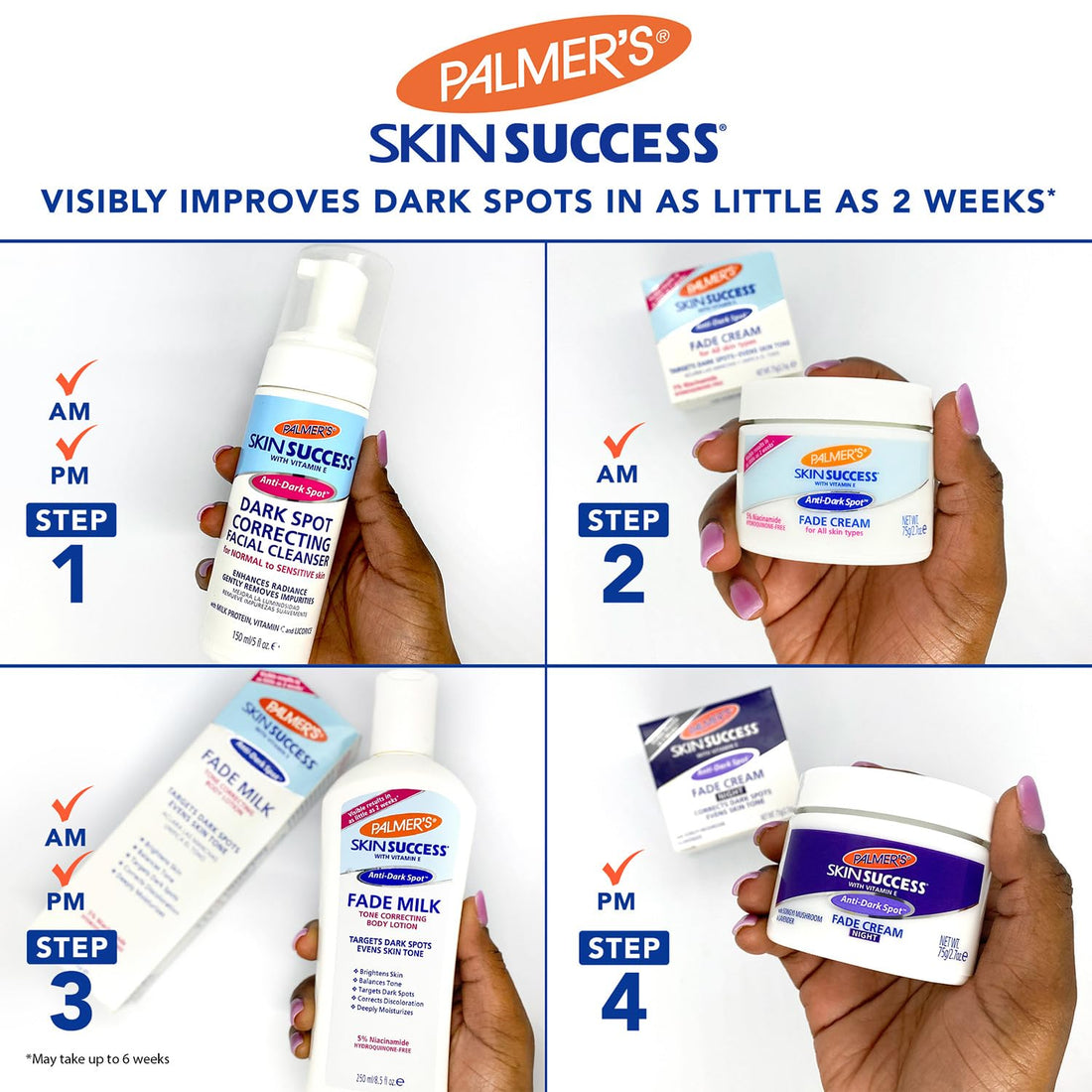 Palmer's Skin Success Facial Cleanser For Correction Of Dark Spots, Uneven Skin Tone & Dull Complexion, Normal To Sensitive Skin - 150Ml