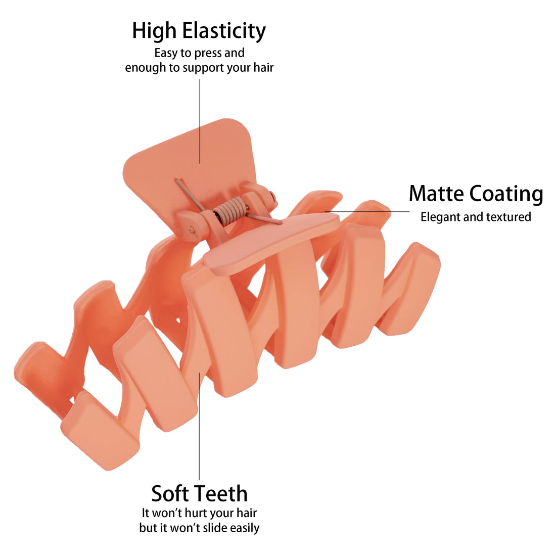 8PCS Flower Clips for Women, Thick Hair Accessories with Multi-Styles, Neutral Colors and Variety Pack, Ideal for Girls