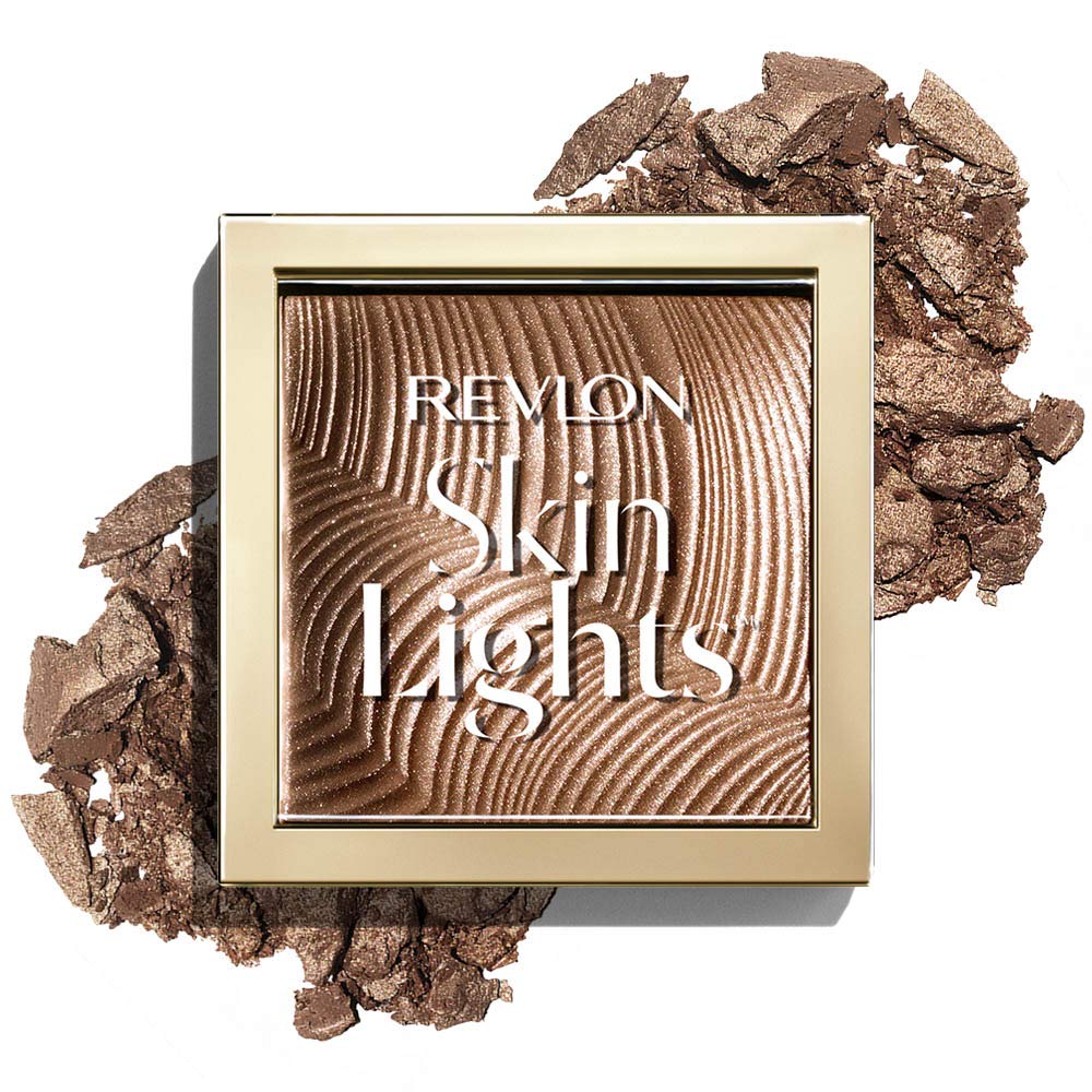 Revlon Skinlights Prismatic Powder Bronzer, Translucent-to-Buildable Coverage, Sunkissed Beam (115), 0.28 Oz