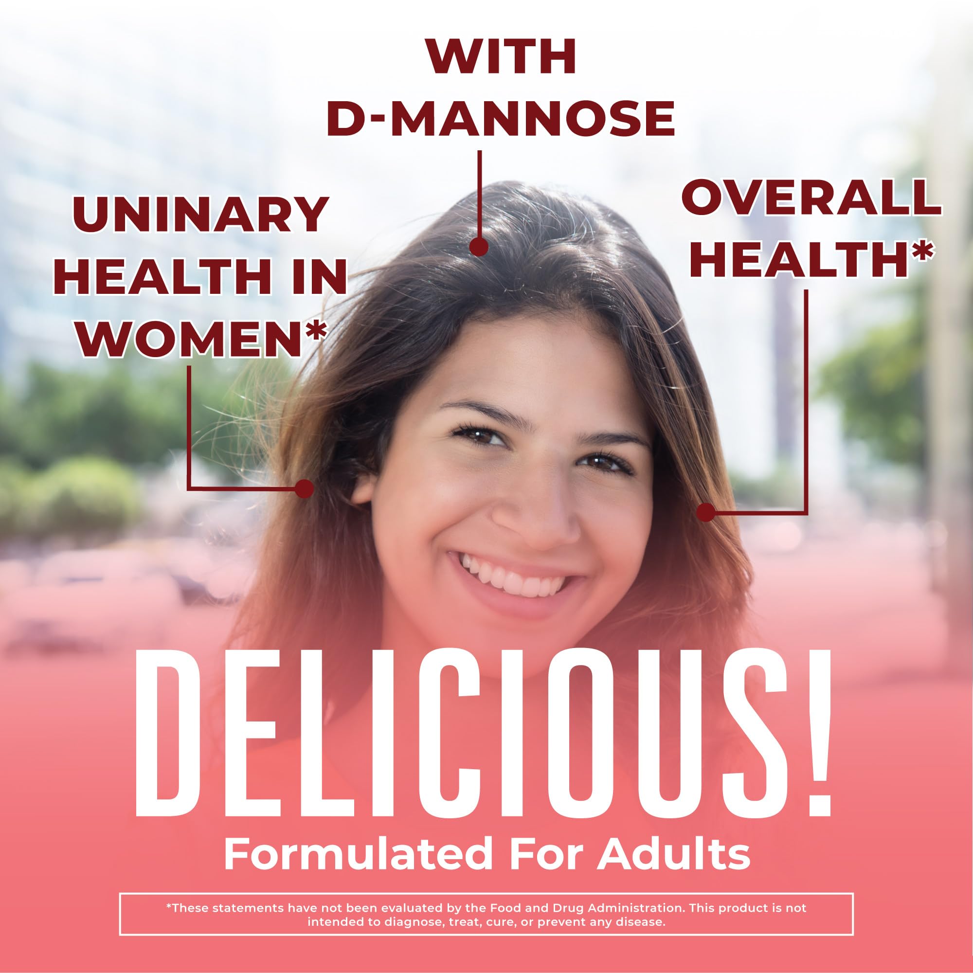 MaryRuth Organics Organic Cranberry Gummies | Cranberry Supplement | Urinary Tract Health for Women | with D Mannose | 500mg Cranberry | Traditional Use | USDA Organic | Vegan | Non GMO | 30 Servings