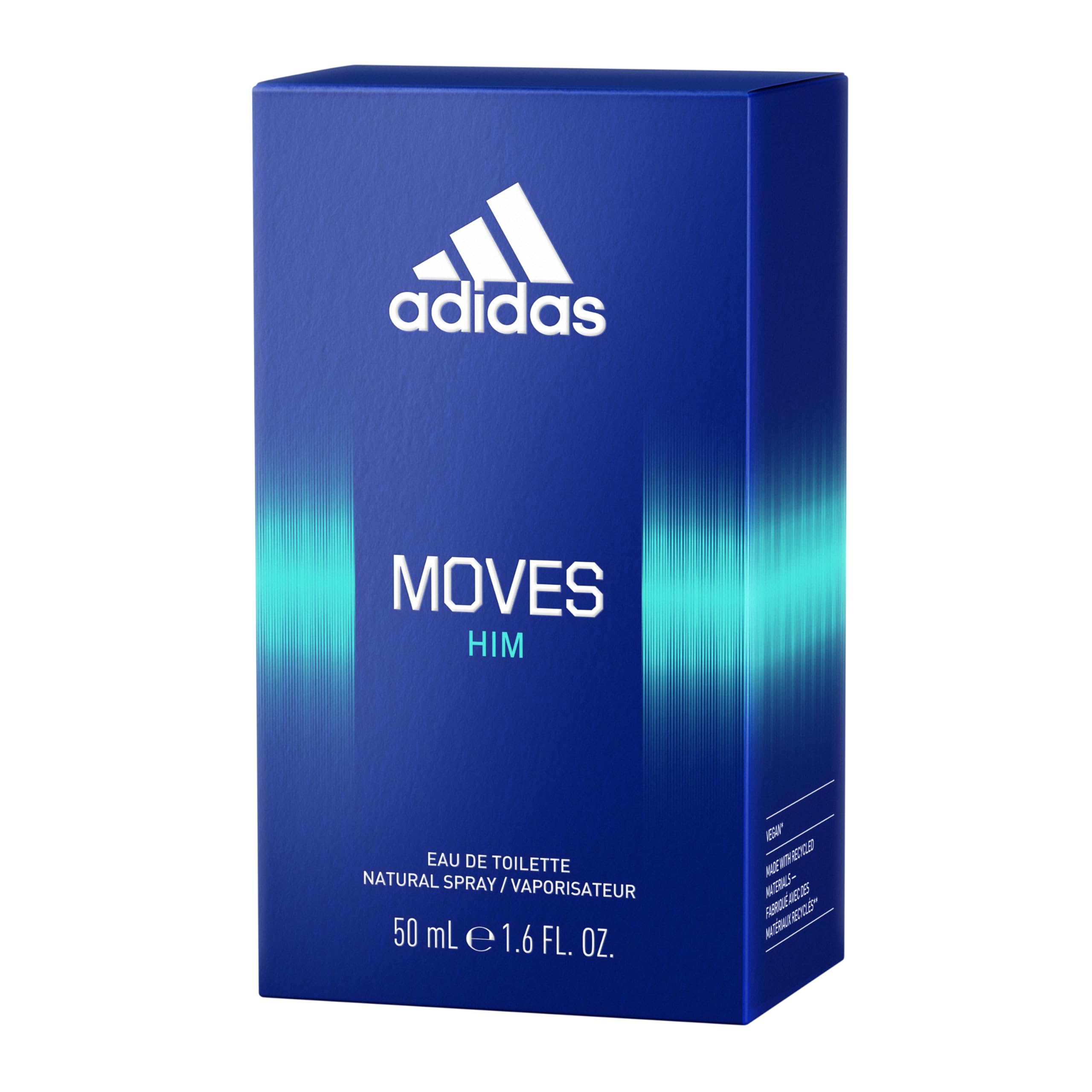 Adidas Moves for Men Eau de Toilette Spray 1.7 oz