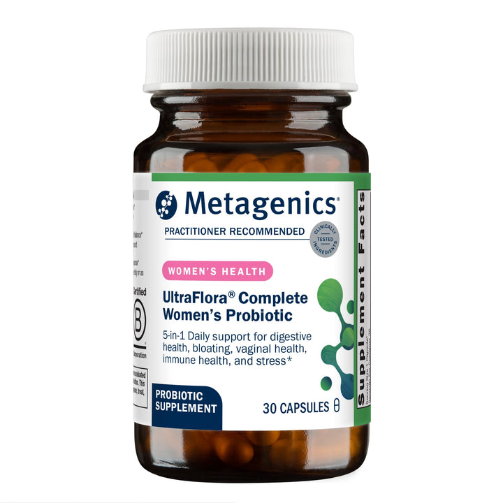Metagenics Ultraflora Complete Women's Probiotic - 5-in-1 Multi-Benefit Probiotic for Women* - Supports Digestive, Immune, Vaginal, Urogenital Health* - 30 Capsules